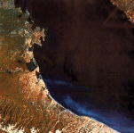 Italia orientale dal satellite